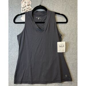 SOFIBELLA Women's Racerback - UPF 50 Style 7001 Lightweight Tank Top Medium Gray